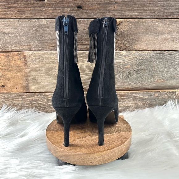 STUART WEITZMAN | Fringe Trim Suede Boot - Picture 3 of 6